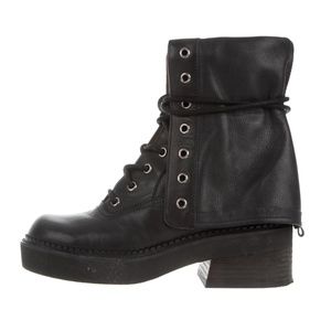 See By Chloe Black Leather Ankle Boots